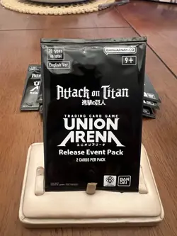 Union Arena Card Game Attack on Titan Release Event Pack English New X23 - Image 1