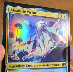 Absolute Virtue - Pre-release Foil Stamped Promo - Final Fantasy MTG - Image 2