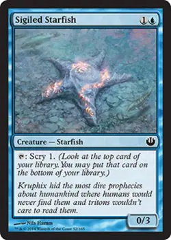 Sigiled Starfish - Light Play MTG Journey into Nyx - Image 1