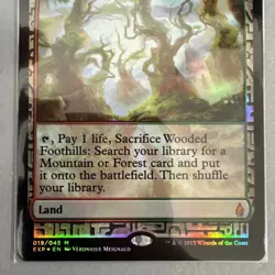 Wooded Foothills (FOIL) - Zendikar Expeditions - MTG - NM Condition - Image 3