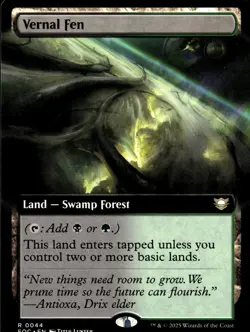 MTG: Edge of Eternities #44 Vernal Fen (Extended Art) - Image 1