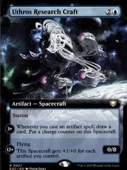 MTG: Edge of Eternities #27 Uthros Research Craft (Extended Art) - Image 1