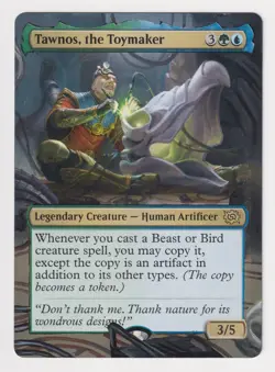 Altered Tawnos, the Toymaker MP MTG Magic Hand Painted Unique Custom Art Rare! - Image 1
