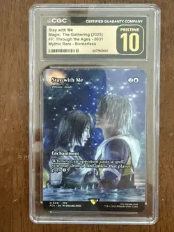 2025 MTG FINAL FANTASY: THROUGH THE AGES #0031 STAY WITH ME CGC PRISTINE 10 - Image 1