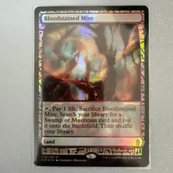 Bloodstained Mire (FOIL) - Zendikar Expeditions - MTG - LP Condition - Image 1