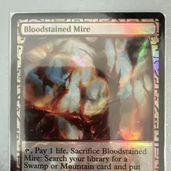 Bloodstained Mire (FOIL) - Zendikar Expeditions - MTG - LP Condition - Image 2