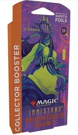 MTG Individual Factory Sealed Innistrad: Midnight Hunt Collector Booster Pack - Image 1
