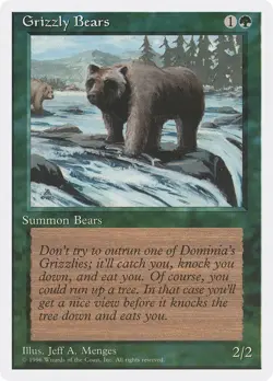 MTG Grizzly Bears - N/A / English / Moderately Played - Image 1