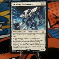 PATROLLING PEACEMAKER #5 mtg NM-M Commander: Edge of Eternities 1 Rare - Image 1
