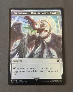 Sephiroth, One-Winged Angel 24/12-Robot Warrior MTG: Final Fantasy-LP/NM-FOIL - Image 1