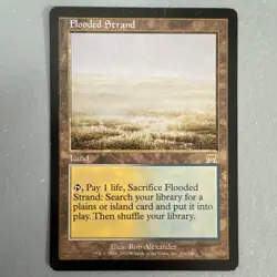 Flooded Strand - Onslaught - Magic: The Gathering MTG - Moderately Played - Image 1