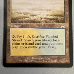 Flooded Strand - Onslaught - Magic: The Gathering MTG - Moderately Played - Image 3