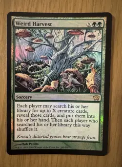 MTG Werid Harvest Ninth Edition Foil LP - Image 1