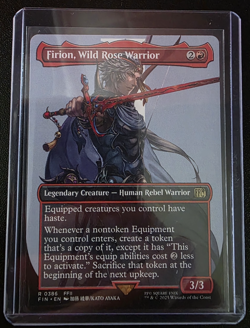 1x - Firion, Wild Rose Warrior - Borderless #386 - Final Fantasy FIN - NM MTG - Image 1