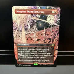 Weapons Manufacturing- Edge of Eternities Borderless Regular Rare 0311 MTG - Image 1