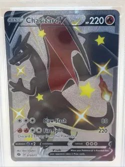PSA 10 FA/Charizard V 2020 Pokemon SWSH #079 Champions Path Secret GM MT - Image 2