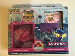 2022 Pokemon World Championships London Deck The Shape of Mew Andre Chiasson 820650852206 - Image 1