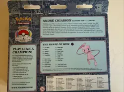 2022 Pokemon World Championships London Deck The Shape of Mew Andre Chiasson 820650852206 - Image 2