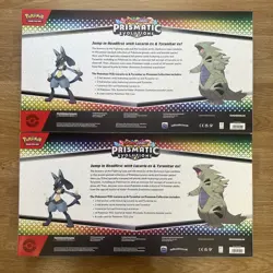 LOT OF 2 Pokemon Prismatic Lucario Ex Tyranitar Ex Premium Collection Sams Club - Image 2