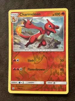 Charmeleon 8/68 Hidden Fates Reverse Holo NM Pokemon - Image 1