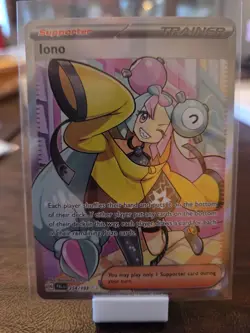 Iono 2023 Scarlet & Violet: Paldea Evolved 254/193 Ultra Rare Pokemon - Image 1