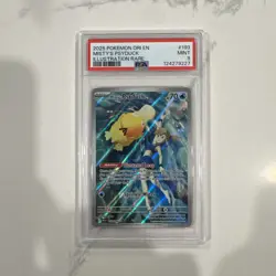 2025 POKEMON DRI EN-DESTINED RIVALS ILLUSTRATION RARE #193 MISTY'S PSYDUCK PSA 9 - Image 1