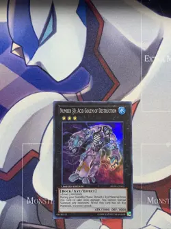 Yugioh Number 30: Acid Golem of Destruction REDU-ENSE2 Super Rare NM - Image 1