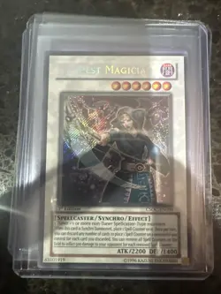 YuGiOh Tempest Magician CSOC-EN088 Secret Rare 1st Edition NM - Image 1