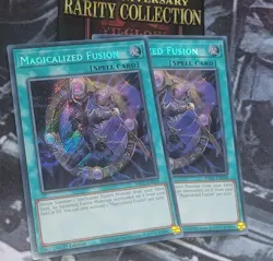 Yugioh! Magicalized Fusion RA01-EN058 Secret Rare 1st Edition NM - Image 2