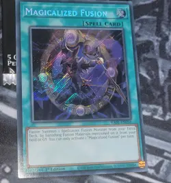 Yugioh! Magicalized Fusion RA01-EN058 Secret Rare 1st Edition NM - Image 5