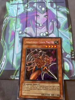 Yugioh 1x Secret Rare Amazoness Chain Master RP01-EN097 Retro Pack 1 2020 NM - Image 1