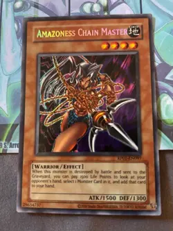 Yugioh 1x Secret Rare Amazoness Chain Master RP01-EN097 Retro Pack 1 2020 NM - Image 2