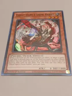 Yugioh Ghost Ogre & Snow Rabbit RA04-EN015 Super Rare 1st Edition NM - Image 1