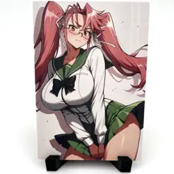 Highschool of the Dead Saya Takagi Sexy Anime Waifu Girl Goddess Story Art Card - Image 1