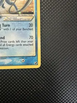 Gold Star Suicune Card 115/115 Unseen Forces NM - Image 3