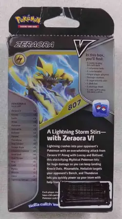 POKEMON TCG 60 Card Zeraora V Battle Deck Starter * NEW * FREE SHIPPING - Image 2