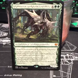 Magic the Gathering Vorinclex, Monstrous Raider Kaldheim MTG Card (Phyrexian) - Image 1