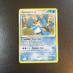 Pokemon Swampert Holo Rare Card 9/106 Great Encounters Series - Image 1