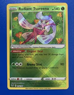 Radiant Tsareena 16/195 Radiant Rare | Silver Tempest | Pokemon Card - Image 1