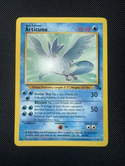 Pokemon Articuno Trading Card Game TCG Holo Rare Fossil Non Holo Rare Nm - Image 1