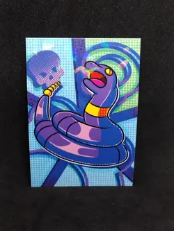 Pokemon Ekans Cracked Ice Holo Team Rocket Card Database Set Peru - Image 1