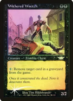 MTG x1 FOIL WITHERED WRETCH 1x NM Legions LGN #86 (Free Shipping!) EDH Magic - Image 1