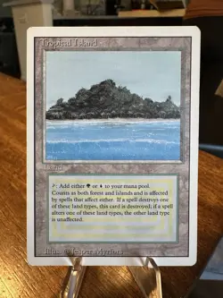 MTG Revised Tropical Island (LP) - Art: Jesper Myrfors - Image 1