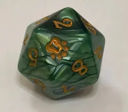 Bloomburrow Bundle Oversized Spindown Life Counter D20 Dice - MTG, unused - Image 1