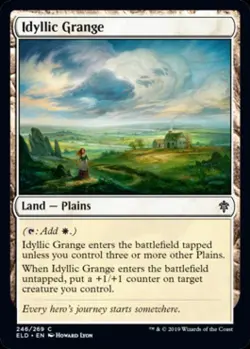 Idyllic Grange -Foil Light Play MTG Throne of Eldraine - Image 1