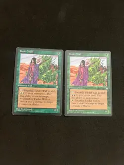 Tinder Wall Ice Age x2 Magic the Gathering MTG TCG Card LP/MP - Image 1