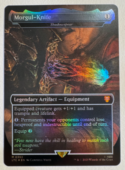 MTG Morgul-Knife Morgul Knife Shadowspear 0353 Foil Lord of the Rings - Image 1