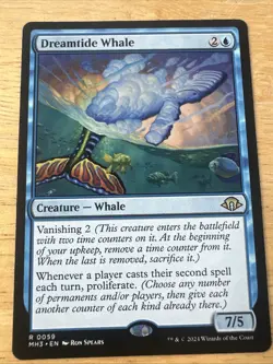 MtG Modern Horizons 3 MH3 Dreamtide Whale R 0059 Magic Gathering - Image 1