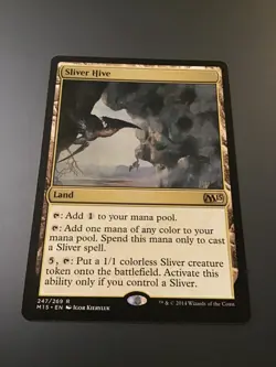 MTG Core Set 2015 #247 Sliver Hive NM - Image 1