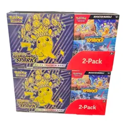 Lot Of 2! Scarlet & Violet Surging Sparks Pokemon Trading Card Game Elite Boxes - Image 1
